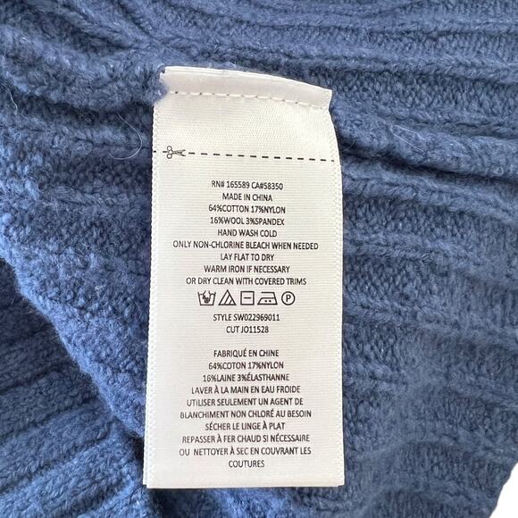 Joie Brea Cardigan Womens Sweater Button Down Blue Long Sleeve Blue S Small - Picture 5 of 8